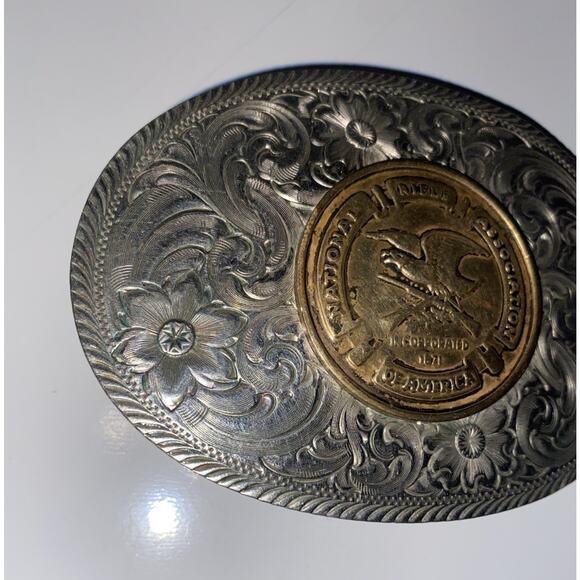 Nra National Rifle Association America Hunting Montana Silversmiths Belt Buckle - Picture 3 of 8
